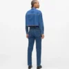 Jeans mom con borchie