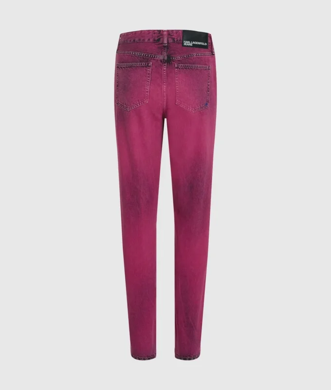 Jeans mom con effetto spray Jeans mom con effetto spray