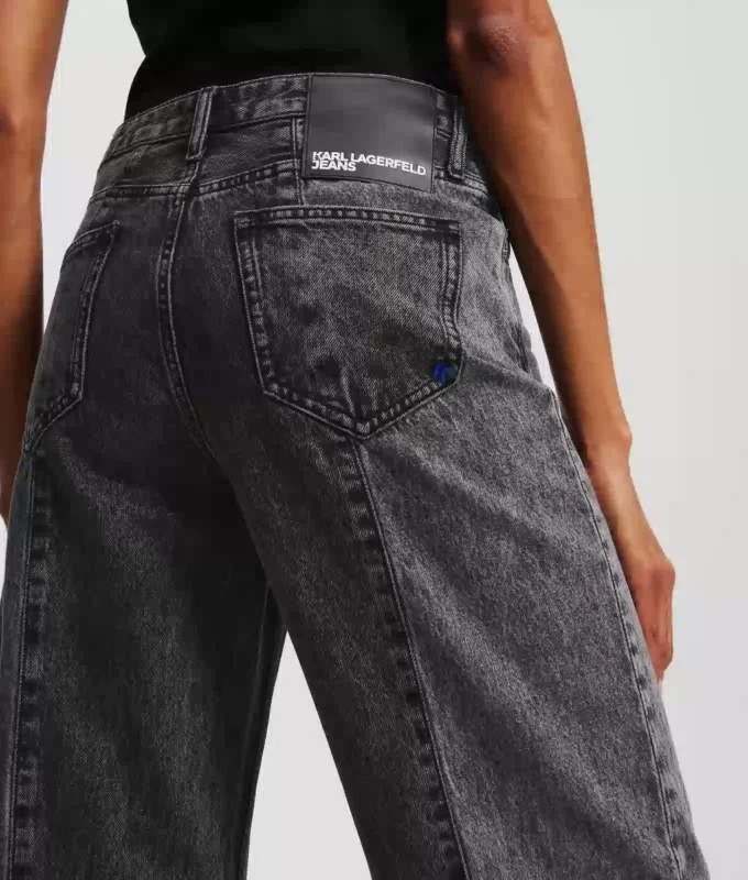 JEANS RELAXED A VITA MEDIA BICOLORE