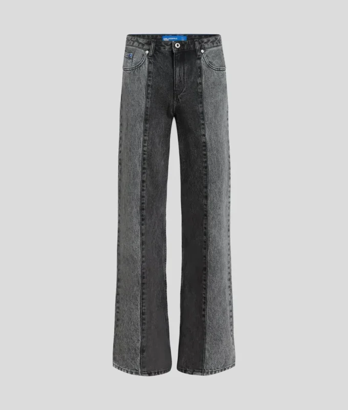 JEANS RELAXED A VITA MEDIA BICOLORE