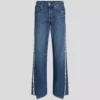 JEANS RELAXED A VITA MEDIA CON FRANGE JEANS RELAXED A VITA MEDIA CON FRANGE