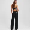 JEANS RELAXED A VITA MEDIA CON RIVESTIMENTO JEANS RELAXED A VITA MEDIA CON RIVESTIMENTO