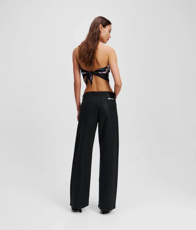 JEANS RELAXED A VITA MEDIA CON RIVESTIMENTO JEANS RELAXED A VITA MEDIA CON RIVESTIMENTO