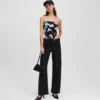 JEANS RELAXED A VITA MEDIA CON RIVESTIMENTO JEANS RELAXED A VITA MEDIA CON RIVESTIMENTO