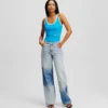 JEANS RELAXED COLOR-BLOCK