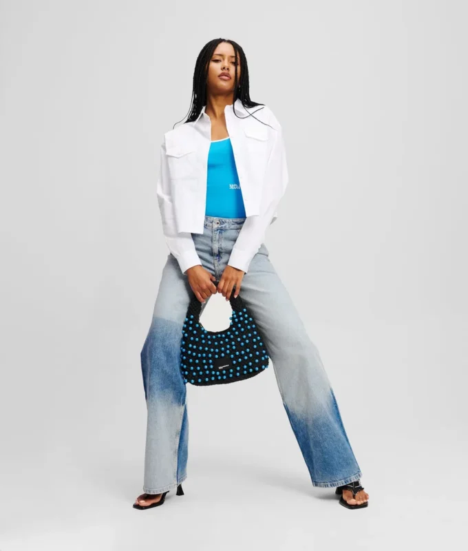 JEANS RELAXED COLOR-BLOCK