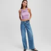JEANS RELAXED CON DOPPIA CINTURA JEANS RELAXED CON DOPPIA CINTURA