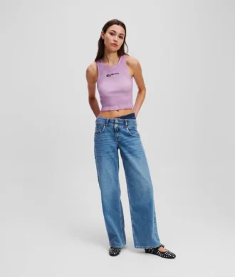 JEANS RELAXED CON DOPPIA CINTURA