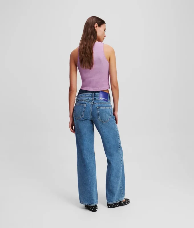 JEANS RELAXED CON DOPPIA CINTURA JEANS RELAXED CON DOPPIA CINTURA