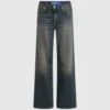 Jeans rilassati a vita media