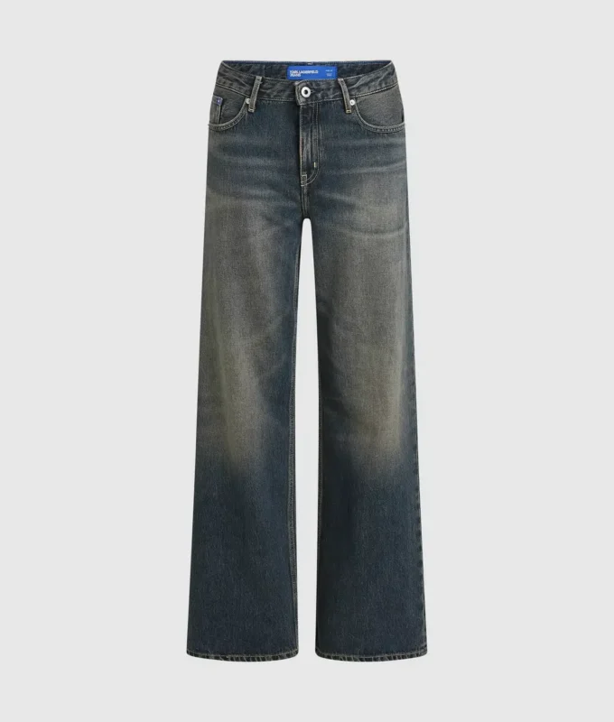 Jeans rilassati a vita media