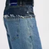 Jeans rilassati color block