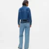 Jeans rilassati color block