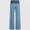 Jeans rilassati color block