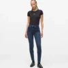 Jeans skinny a vita alta