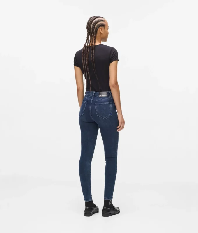 Jeans skinny a vita alta