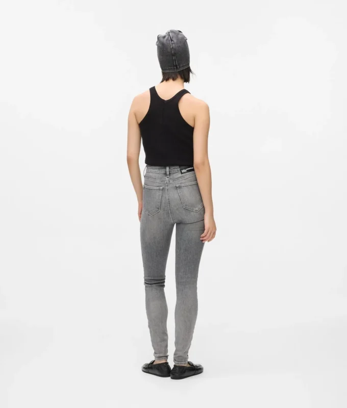 Jeans skinny a vita alta