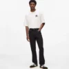 Jeans slim con dettagli metallici