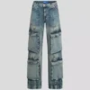 JEANS UTILITY A VITA MEDIA E VESTIBILITÀ RELAX JEANS UTILITY A VITA MEDIA E VESTIBILITÀ RELAX
