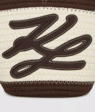 K/Autograph borsa da spiaggia piccola in corda