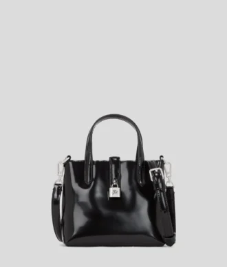 K/AUTOGRAPH PADLOCK MINI TOTE BAG K/AUTOGRAPH PADLOCK MINI TOTE BAG
