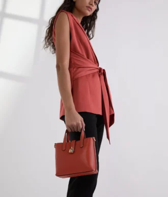 K/AUTOGRAPH PADLOCK MINI TOTE BAG K/AUTOGRAPH PADLOCK MINI TOTE BAG
