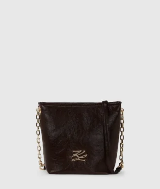 K/Autograph piccola borsa a secchiello lucida