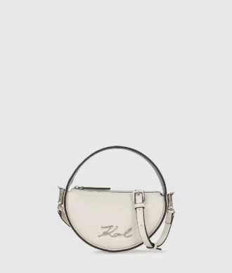 K/Borsa a tracolla rotonda Signature