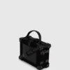 K/Borsa bauletto con lucchetto Autograph e strass