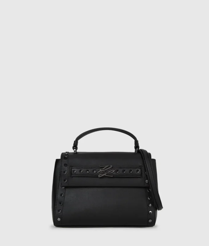 K/Borsa con manici e borchie Autograph