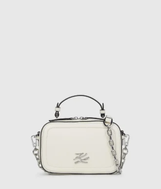 K/Borsa con manico superiore e catena Autograph