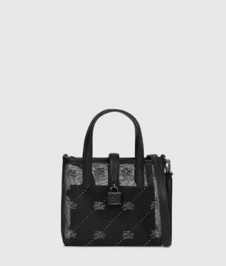 K/Borsa tote con lucchetto Autograph e strass