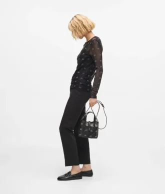 K/Borsa tote con lucchetto Autograph e strass