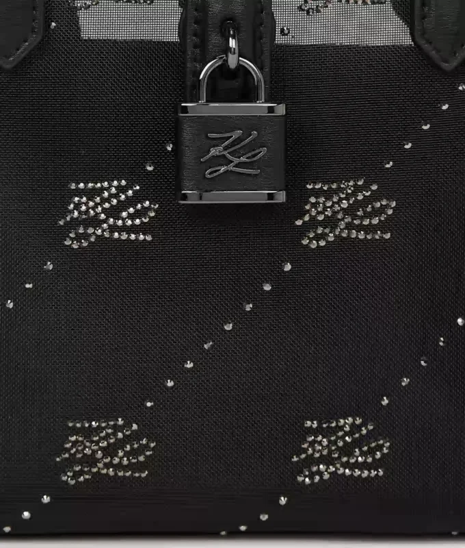 K/Borsa tote con lucchetto Autograph e strass K/Borsa tote con lucchetto Autograph e strass