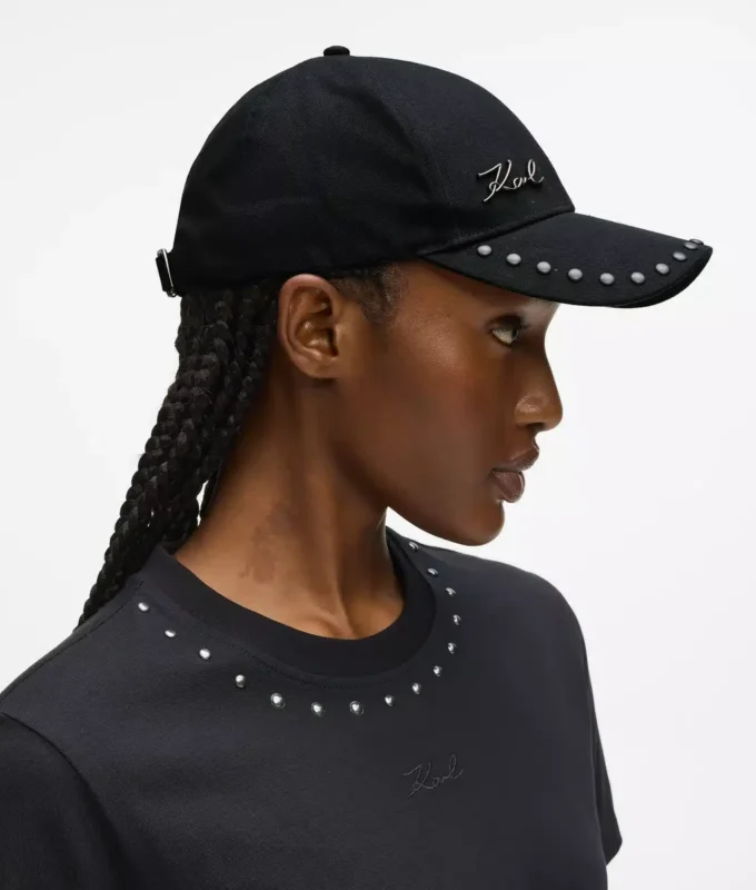 K/Cappellino con borchie Signature K/Cappellino con borchie Signature
