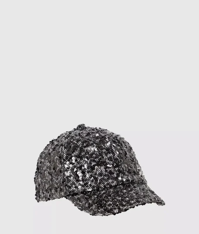 K/Cappellino con paillettes Signature K/Cappellino con paillettes Signature