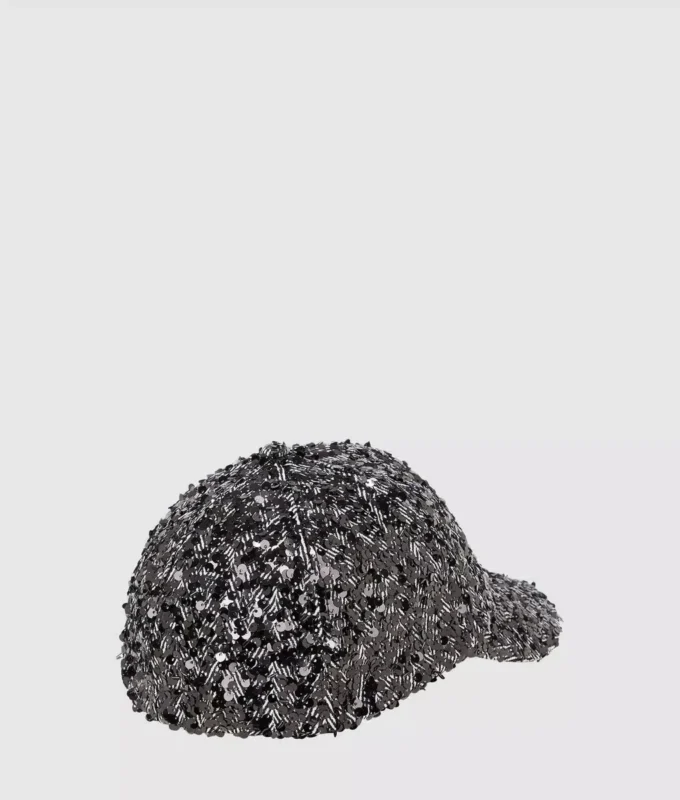 K/Cappellino con paillettes Signature K/Cappellino con paillettes Signature