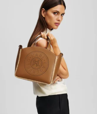 K/CIRCLE BORSA TOTE PICCOLA PERFORATA