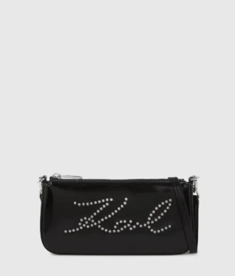 K/Pochette a tracolla con borchie Signature K/Pochette a tracolla con borchie Signature