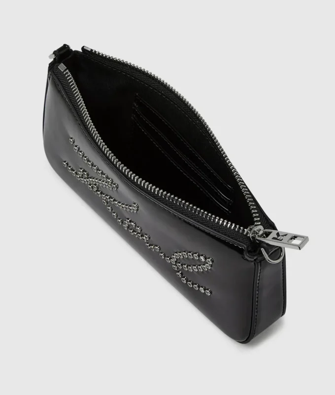 K/Pochette a tracolla con borchie Signature