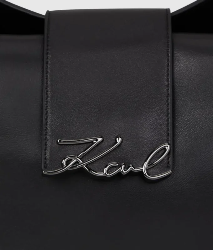 K/Signature borsa oversize a forma di luna