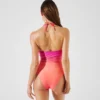 K/SIGNATURE COSTUME DA BAGNO CON SCOLLO ALL’ALLACCIATURA