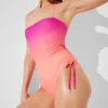 K/SIGNATURE COSTUME DA BAGNO CON SCOLLO ALL’ALLACCIATURA