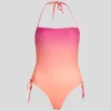 K/SIGNATURE COSTUME DA BAGNO CON SCOLLO ALL’ALLACCIATURA