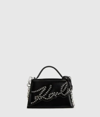 K/Signature piccola borsa a tracolla con borchie K/Signature piccola borsa a tracolla con borchie