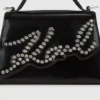 K/Signature piccola borsa a tracolla con borchie