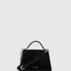 K/Signature piccola borsa a tracolla con borchie