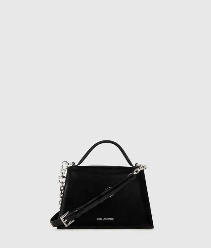 K/Signature piccola borsa a tracolla con borchie
