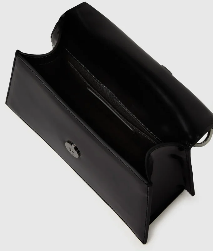 K/Signature piccola borsa a tracolla con borchie