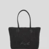 K/Signature piccola borsa da spiaggia intrecciata K/Signature piccola borsa da spiaggia intrecciata